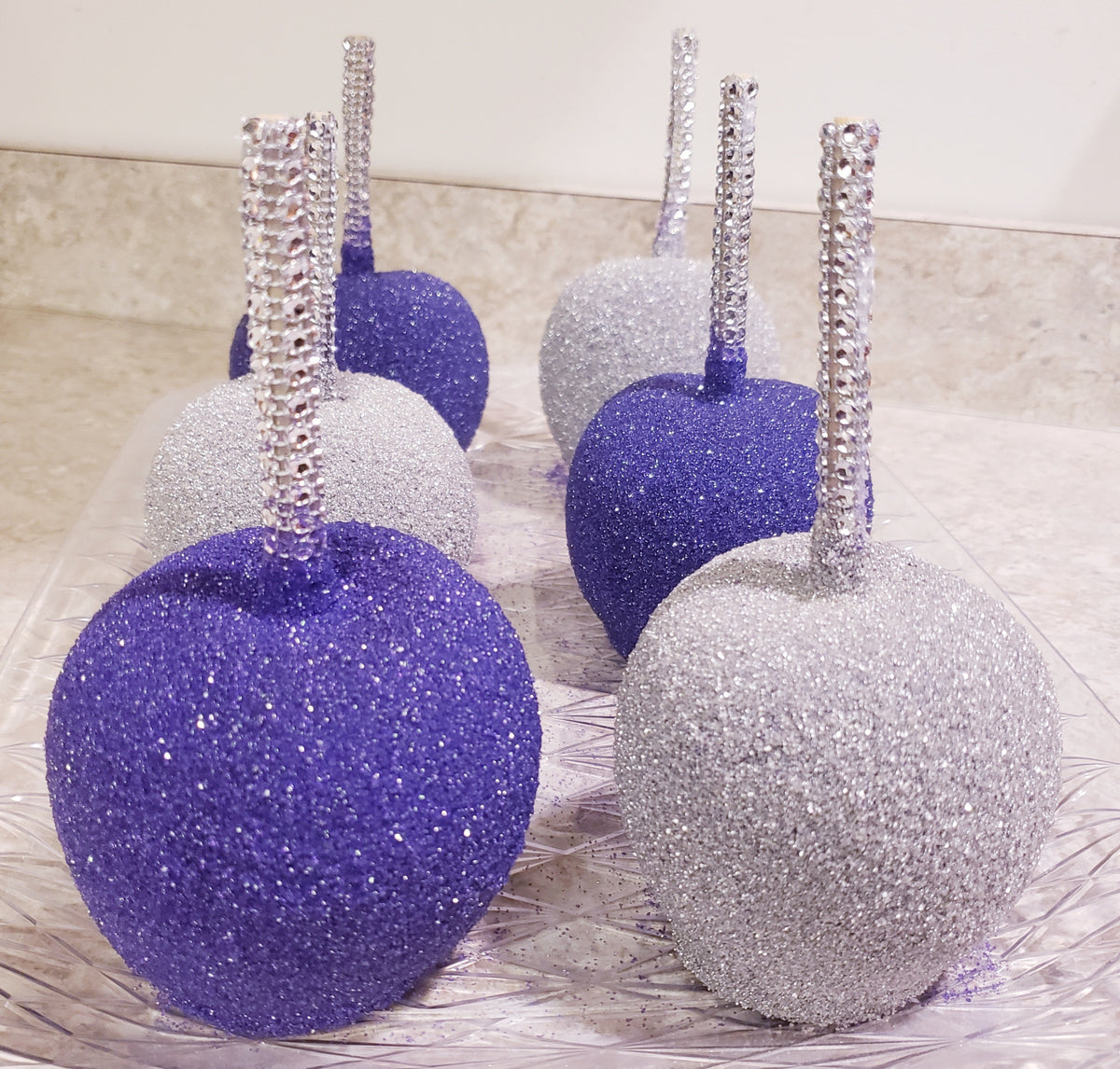 Glitter Candy Apples